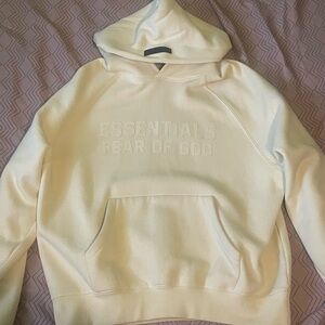 Essentials Hoodie “FOG - Canary Yellow”